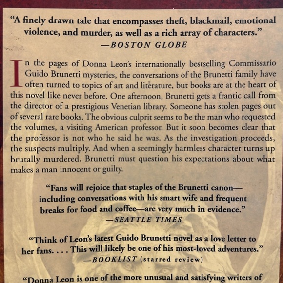 🧚♀️3/$12🧚♀️ By Its Cover. Commissario Brunetti - Picture 3 of 3